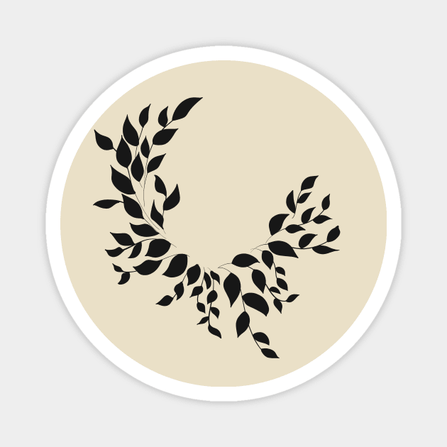 floral wreath Magnet by InspirationalDesign